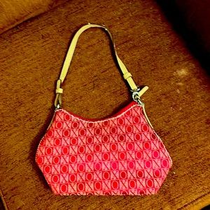Red mini hand bag